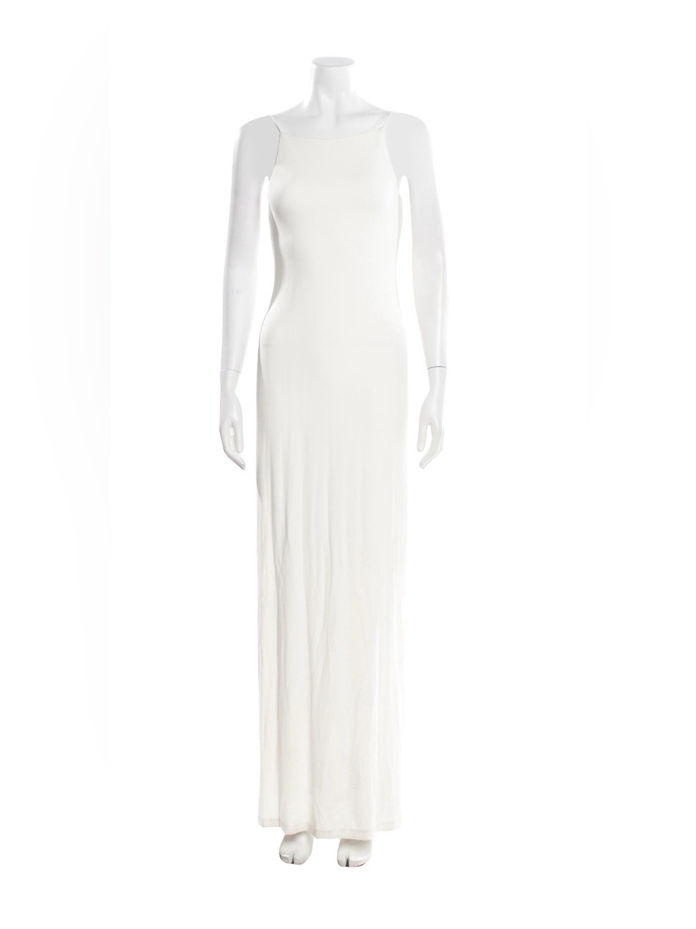 Nili Lotan White Maxi Slip Dress Skirt